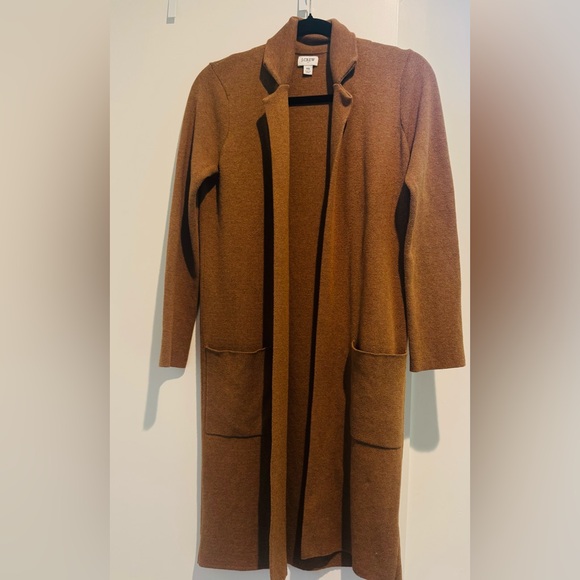 J.Crew Long Sweater jacket size xs - Picture 2 of 6